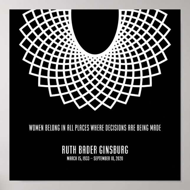 Notorious RBG Poster (Framsidan)