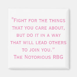 Notorious RBG Quote Magnet
