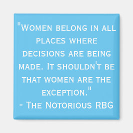 Notorious RBG Quote Magnet