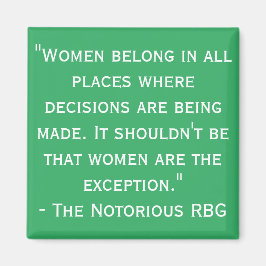 Notorious RBG Quote Magnet