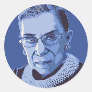 Notorious RBG Runt Klistermärke