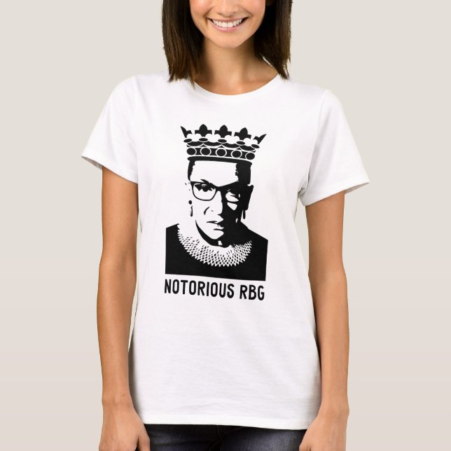 Notorious RBG - Ruth Bader Ginsberg T Shirt (Framsida)