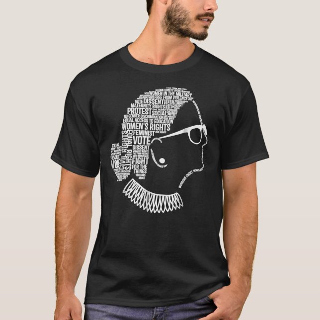 Notorious-RBG-Ruth-Bader-Ginsburg-Best-Seller Fitt T Shirt (Framsida)