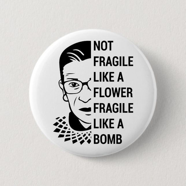 Notorious RBG, Ruth Bader Ginsburg, Feminist RBG Knapp (Framsida)