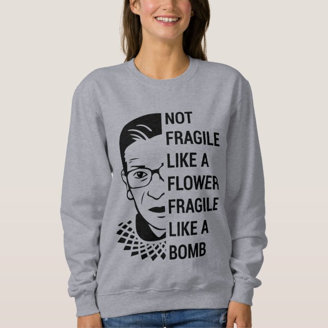 Notorious RBG, Ruth Bader Ginsburg, Feminist RBG T Shirt (Framsida)
