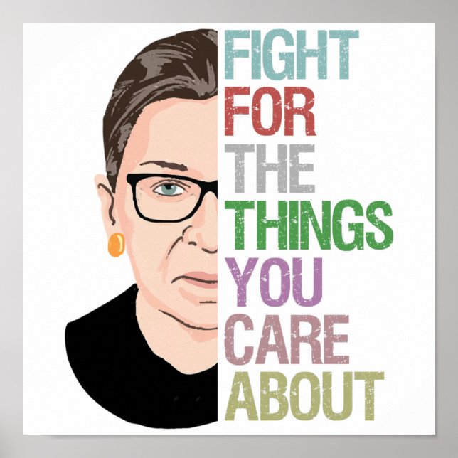 Notorious RBG Ruth Bader Ginsburg Poster (Framsidan)