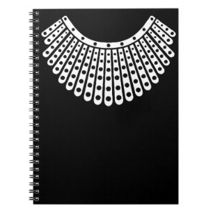 Notorious RBG, Ruth Bader Ginsburg, RBG Collar Anteckningsbok