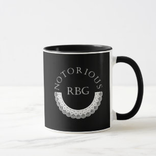 Notorious RBG Ruth Bader Ginsburg Snöre Collar Mugg