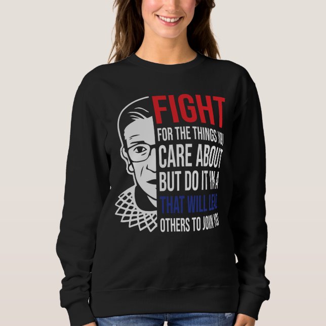 Notorious RBG, Womens March Ruth Bader Ginsburg T Shirt (Framsida)