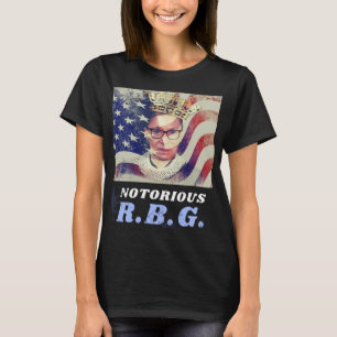 Notorious RGB Ruth Bader Ginsburg Feminist Liberal T Shirt