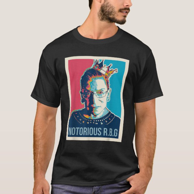 Notorious Ruth Bader Ginsberg T Shirt (Framsida)