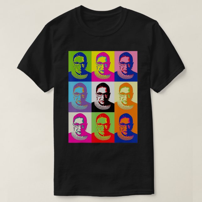 Notorious Ruth RBG Ruth Bader Ginsburg T Shirt (Design framsida)