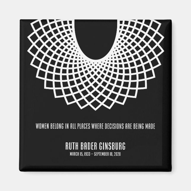 Notoriskt RBG Magnet (Framsidan)