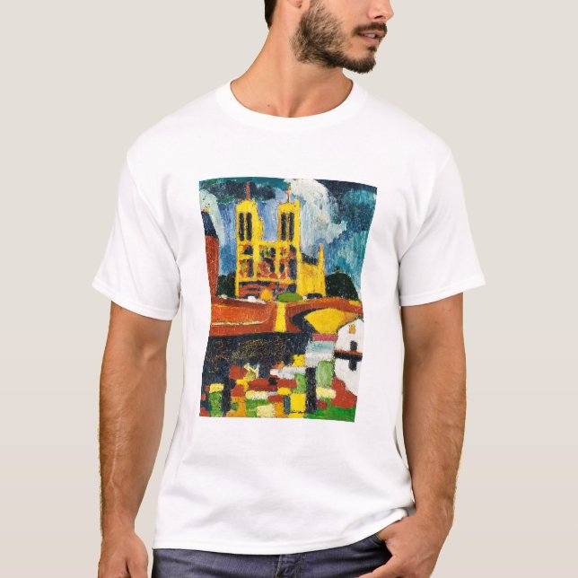Notre Dame av Henry Lyman Sayen T Shirt (Framsida)