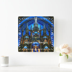Notre Dame Basilica Altar Fyrkantig Klocka