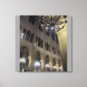 Notre Dame Canvastryck