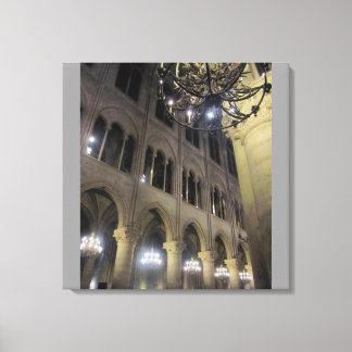 Notre Dame Canvastryck