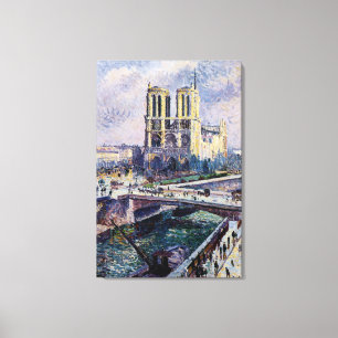 Notre Dame Canvastryck
