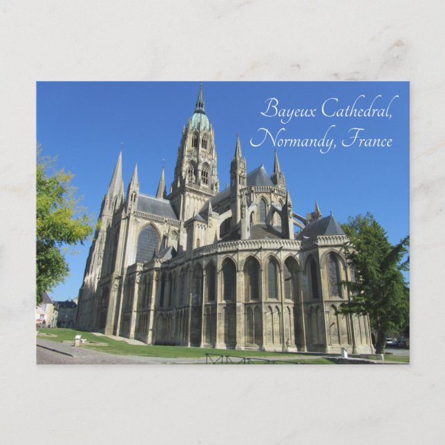 Notre Dame Cathedral, Bayeux, Frankrike Vykort (Framsida)