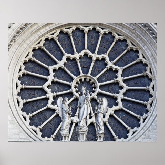 Notre Dame Cathedral, detalj Poster (Framsidan)