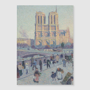 Notre Dame Cathedral Paris Frankrike Classic Paint