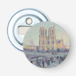 Notre Dame Cathedral Paris Frankrike Classic Paint Flasköppnare