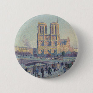 Notre Dame Cathedral Paris Frankrike Classic Paint Knapp
