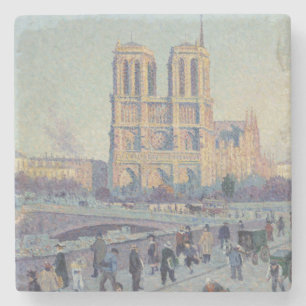 Notre Dame Cathedral Paris Frankrike Classic Paint Stenunderlägg