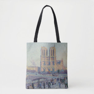 Notre Dame Cathedral Paris Frankrike Classic Paint Tygkasse