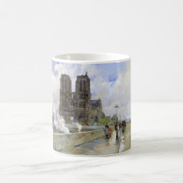 Notre Dame Cathedral (Paris, Frankrike) (Vintage A Kaffemugg