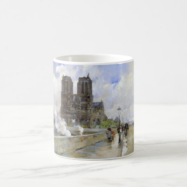 Notre Dame Cathedral (Paris, Frankrike) (Vintage A Kaffemugg (Center)