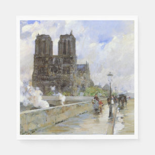 Notre Dame Cathedral (Paris, Frankrike) (Vintage A Pappersservett