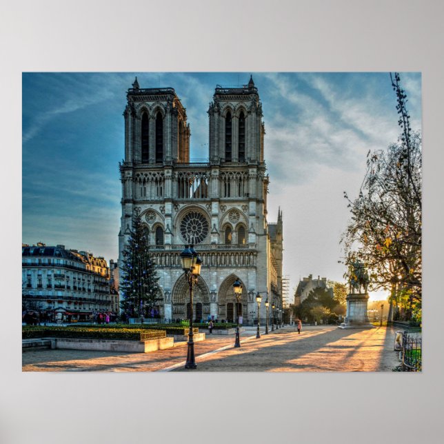 Notre Dame Cathedral Paris jul Poster (Framsidan)