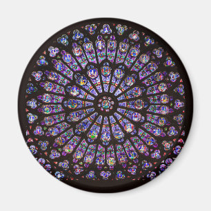 Notre Dame Cathedral Paris Ro Window Magnet
