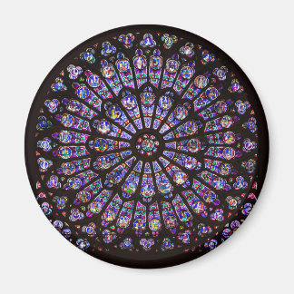 Notre Dame Cathedral Paris Ro Window Magnet
