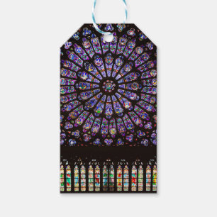 Notre Dame Cathedral Paris Ro Window Presentetikett