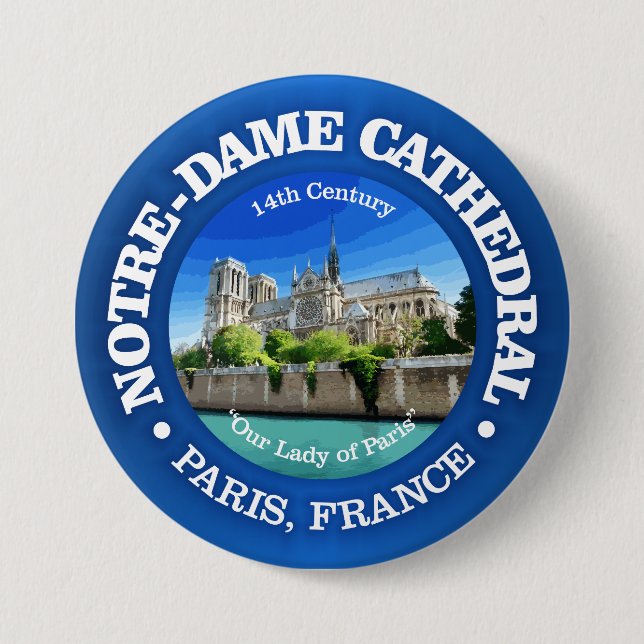 Notre Dame Cathedral (rd) Knapp (Framsida)