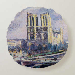 Notre Dame Cathedral Rund Kudde