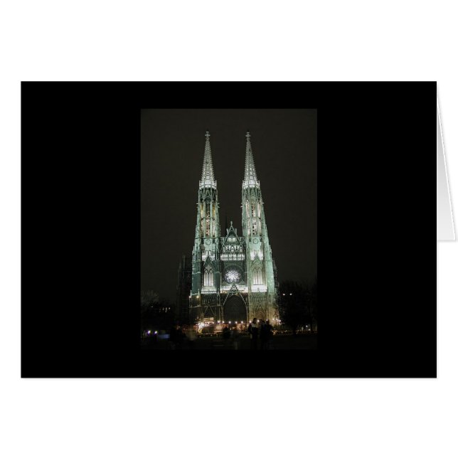 Notre Dame Church Hälsningskort (Framsidan Horizontal)
