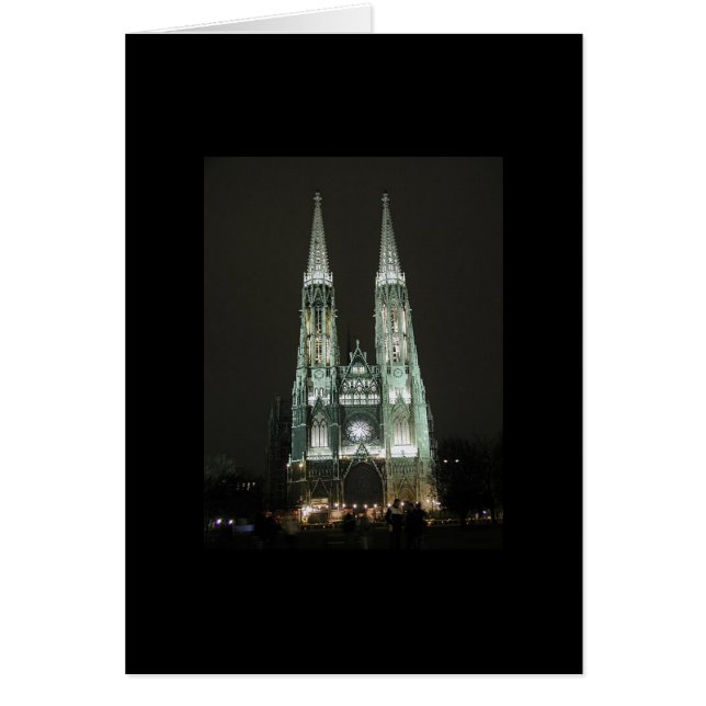 Notre Dame Church Hälsningskort (Framsidan)