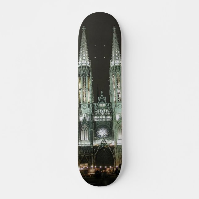 Notre Dame Church Skateboard Bräda 21,5 Cm (Framsida)