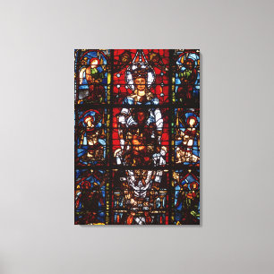 Notre Dame de la Belle Verriere Canvastryck