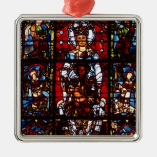 Notre Dame de la Belle Verriere Julgransprydnad Metall