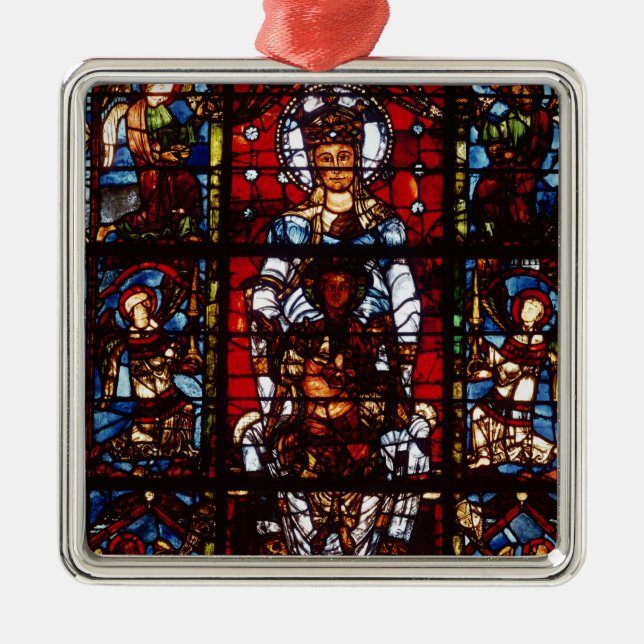 Notre Dame de la Belle Verriere Julgransprydnad Metall (Framsidan)