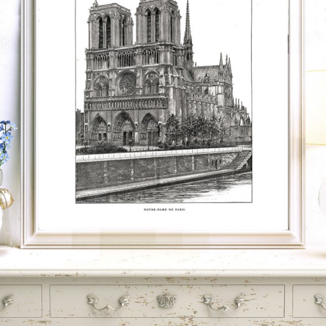 Notre Dame de Paris 12"x16" Poster (Skapare uppladdad)