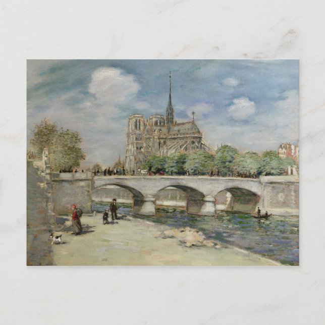 Notre Dame de Paris, 1900 Vykort (Framsida)