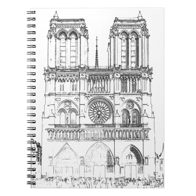 Notre Dame de Paris Anteckningsbok (Framsidan)