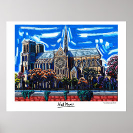 "Notre Dame de Paris" av Neil Myers Poster
