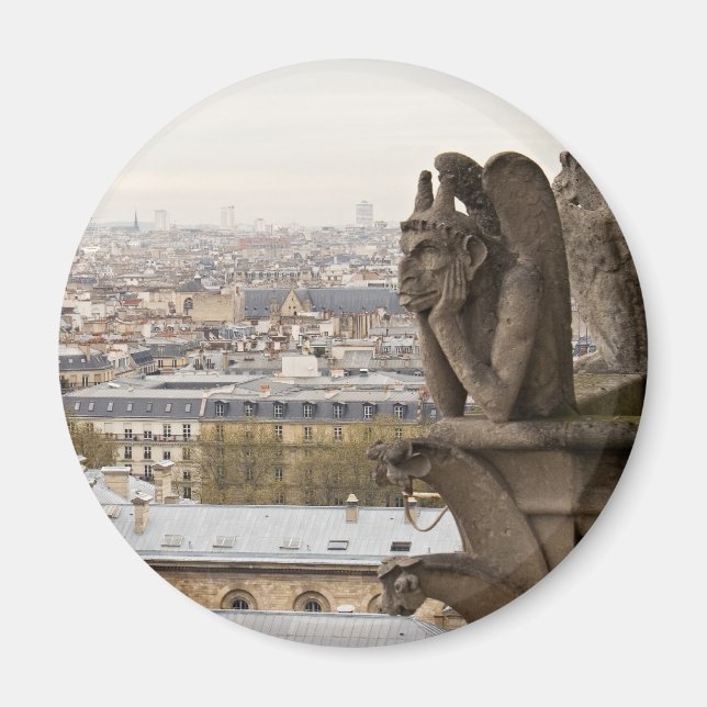 Notre Dame de Paris chimera Magnet (Framsidan)