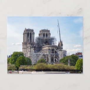 Notre Dame de Paris, dagen efter 2019 års brand Vykort